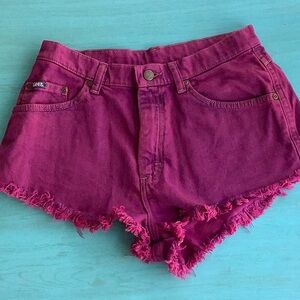 Lee Acid Wash Denim Shorts